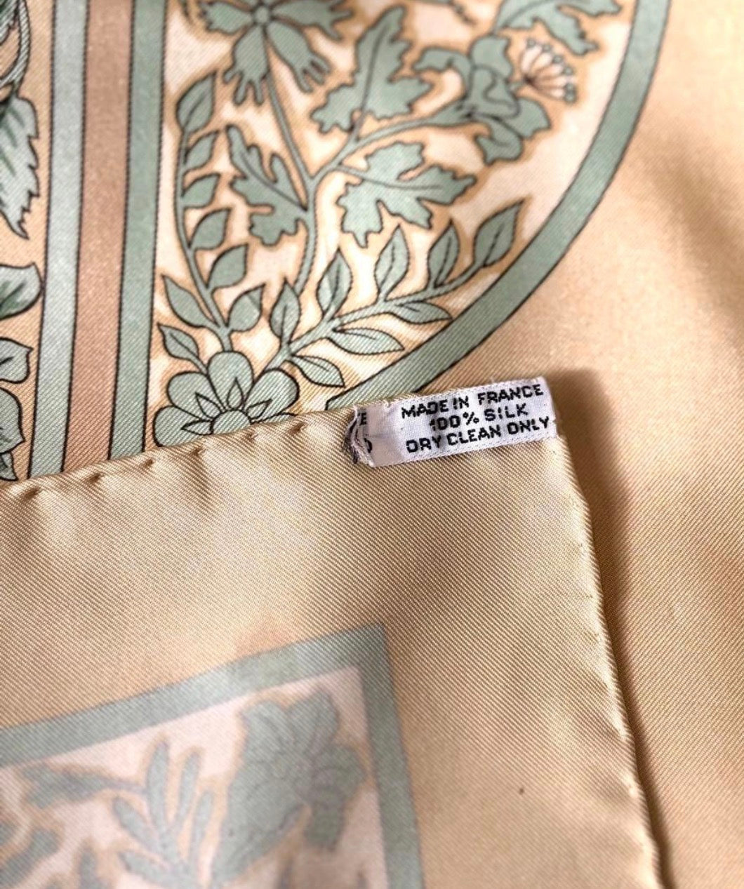 Hermès Vintage Silk Scarf 90cm - Insects & Botanicals (Minor Flaws)