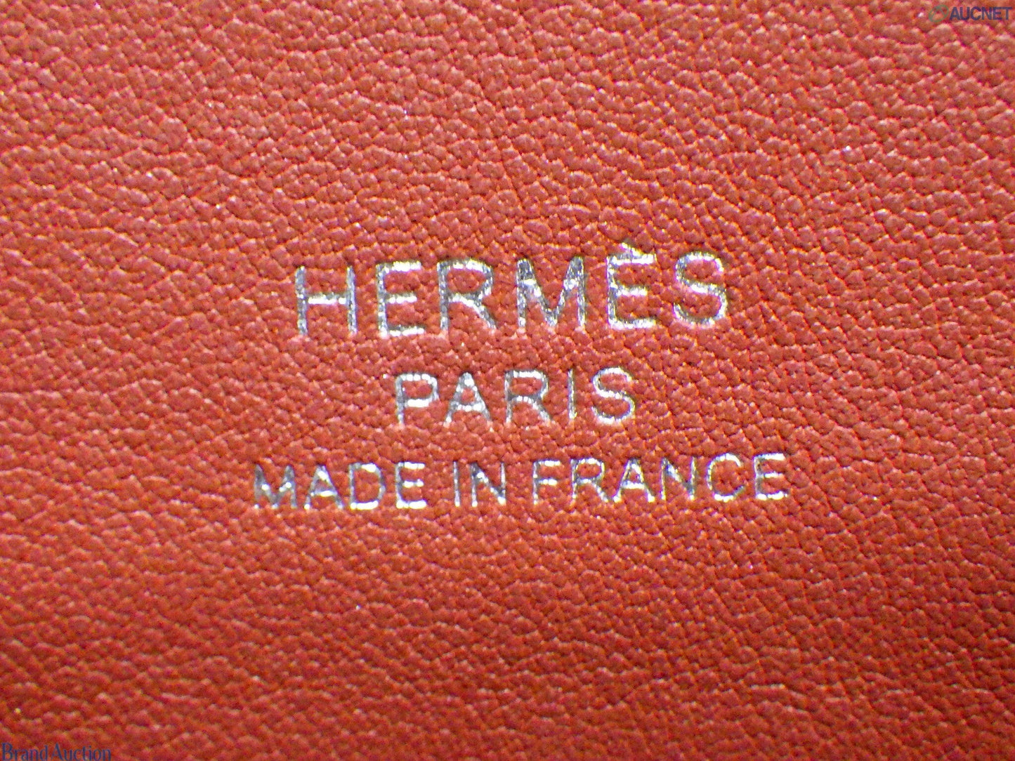 Hermès Vintage Mini Crossbody Bag — Rouge / Silver Hardware