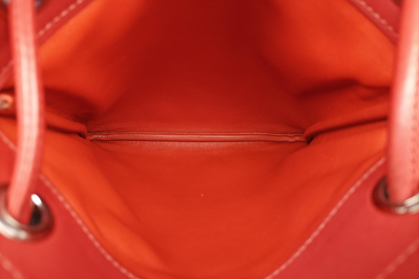 Hermès Vintage Mini Crossbody Bag — Rouge / Silver Hardware