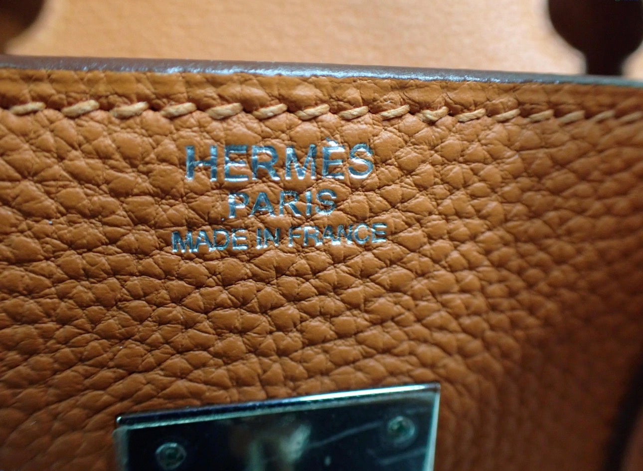 Hermès Birkin 30 — Gold / Silver Hardware