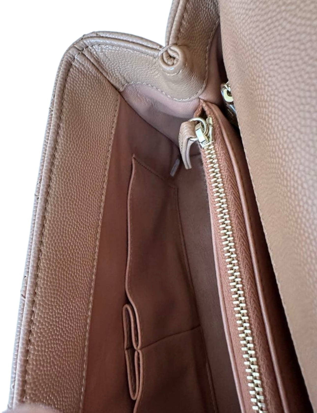 Chanel Coco Handle Bag Medium — Caramel / Gold Hardware
