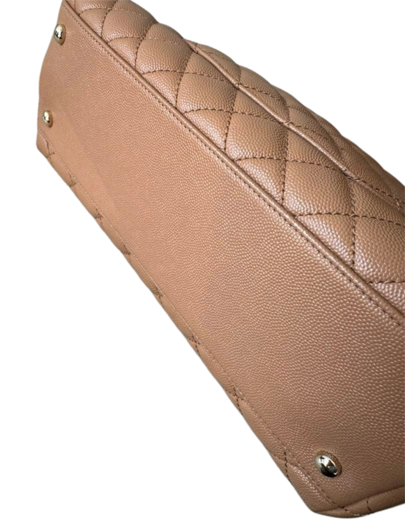 Chanel Coco Handle Bag Medium — Caramel / Gold Hardware