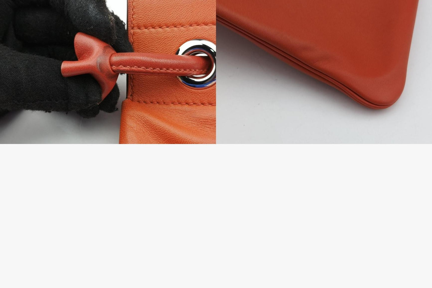 Hermès Vintage Mini Crossbody Bag — Rouge / Silver Hardware