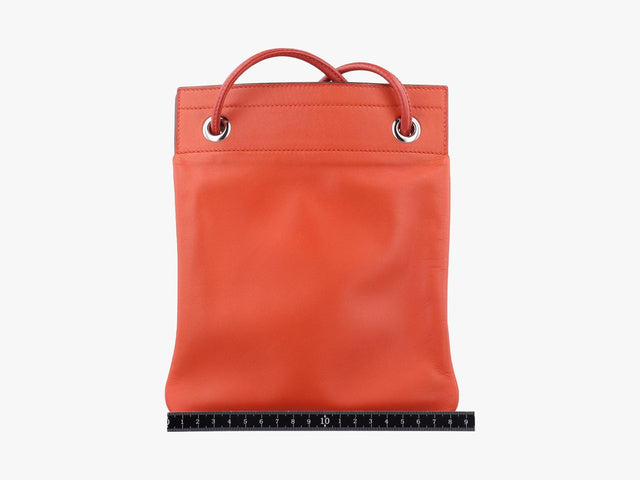 Hermès Vintage Mini Crossbody Bag — Rouge / Silver Hardware