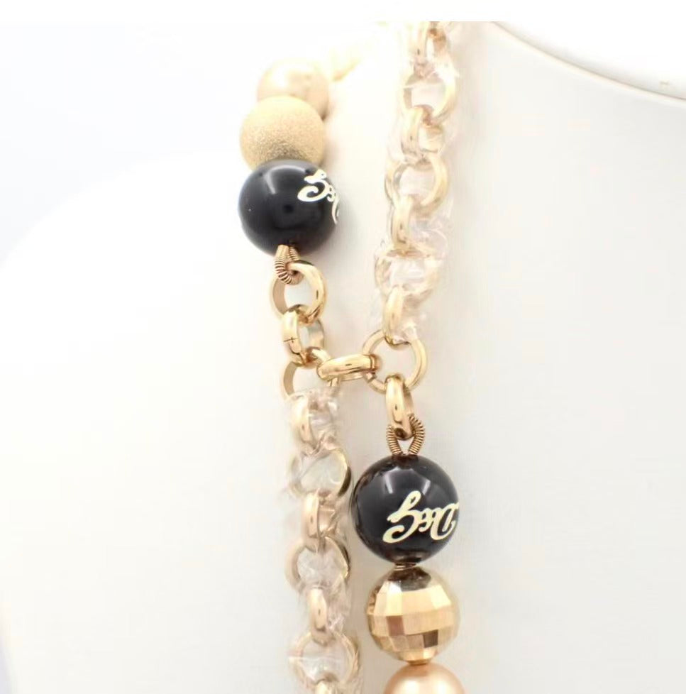 Vintage D&G "Sex & Love" Bead Necklace with Original Box