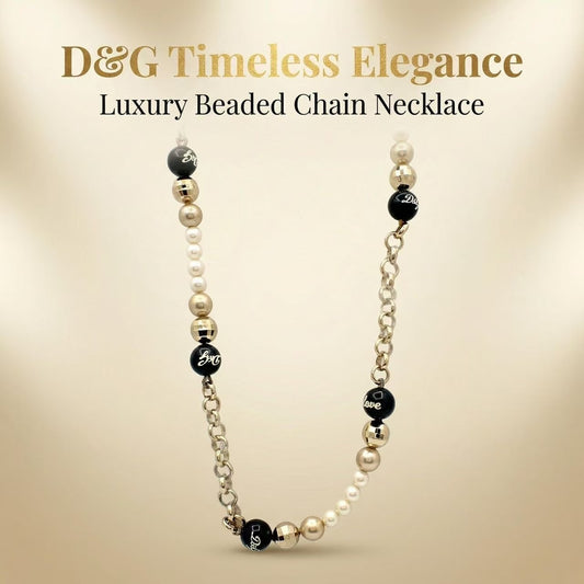 Vintage D&G "Sex & Love" Bead Necklace with Original Box