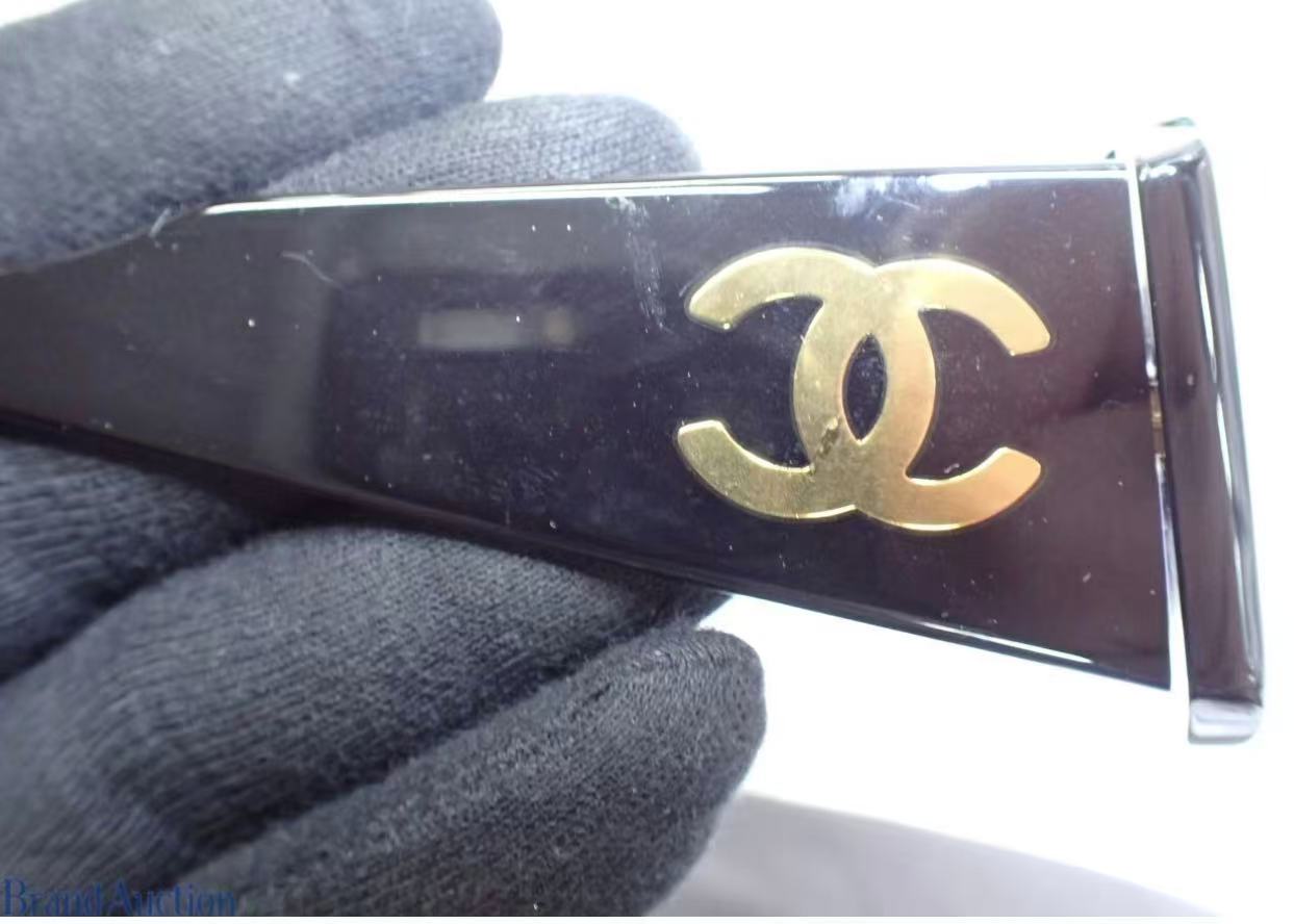 Vintage Chanel CC Logo Black Sunglasses 　chanel-sunglasses
